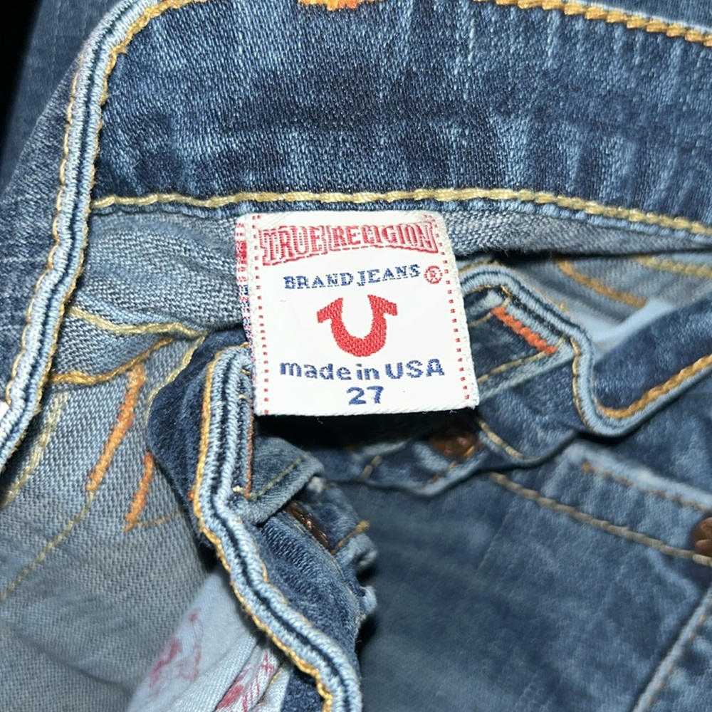 True Religion Jeans Size 27 Flare - Picture 5 of 5